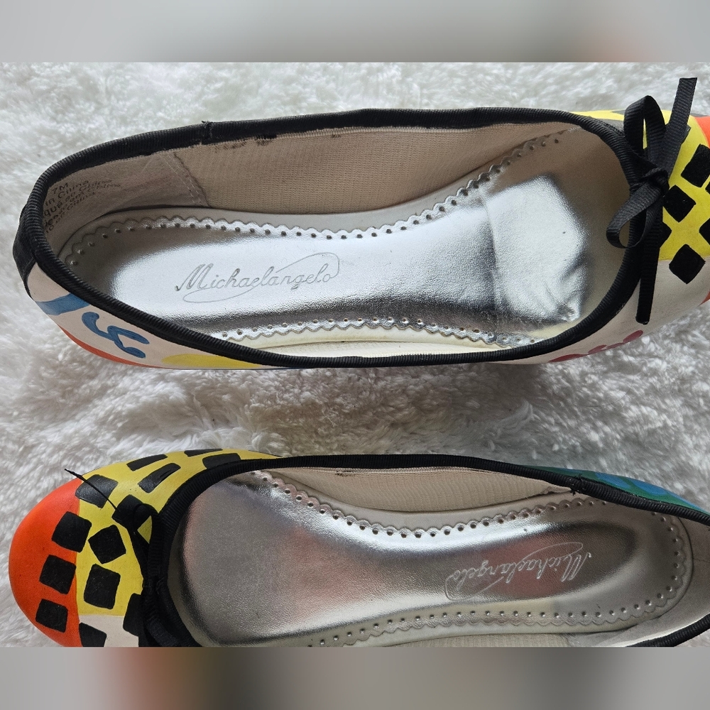 Michaelangelo Multicolor Women's Flats - Picture 2 of 7